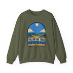 Follow the Trace Respect the Place Crewneck