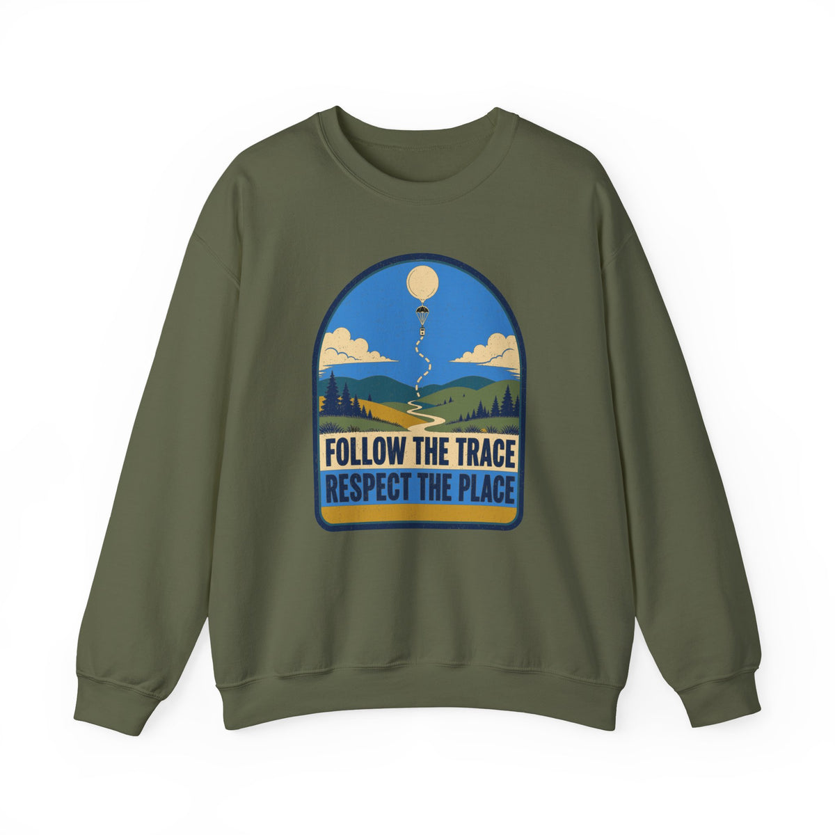 Follow the Trace Respect the Place Crewneck