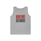 Warm Front Cold Shoulder Tank Top