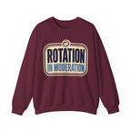 Rotation in Moderation Crewneck