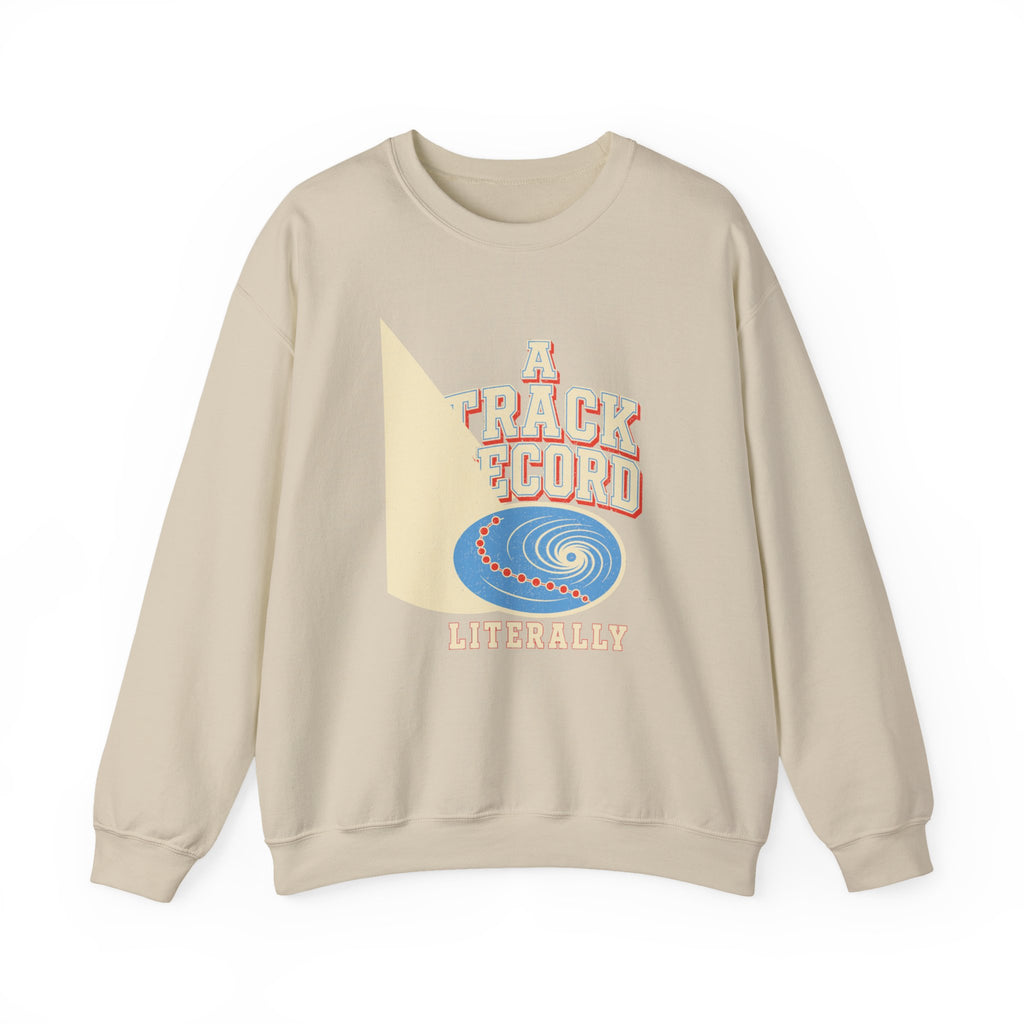 A Track Record, Literally Crewneck