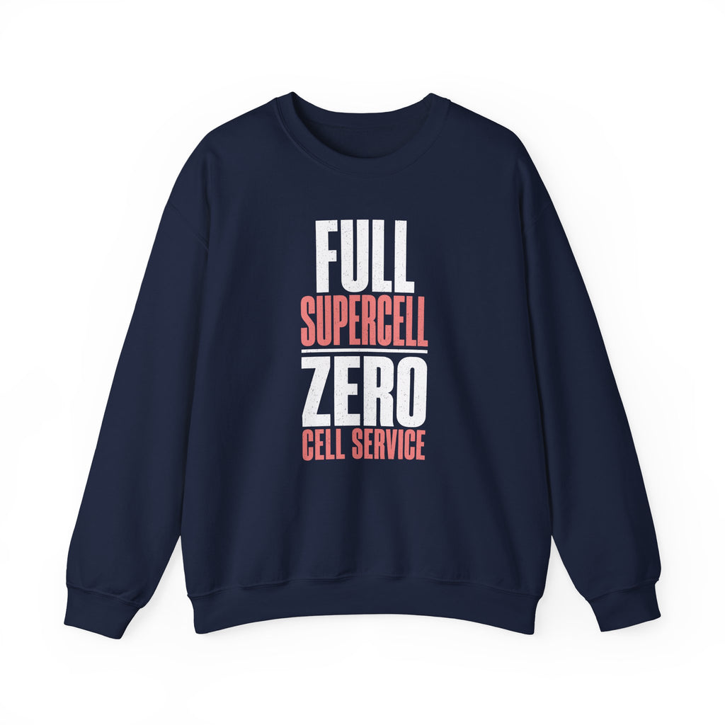 Full Supercell, Zero Cell Service Crewneck