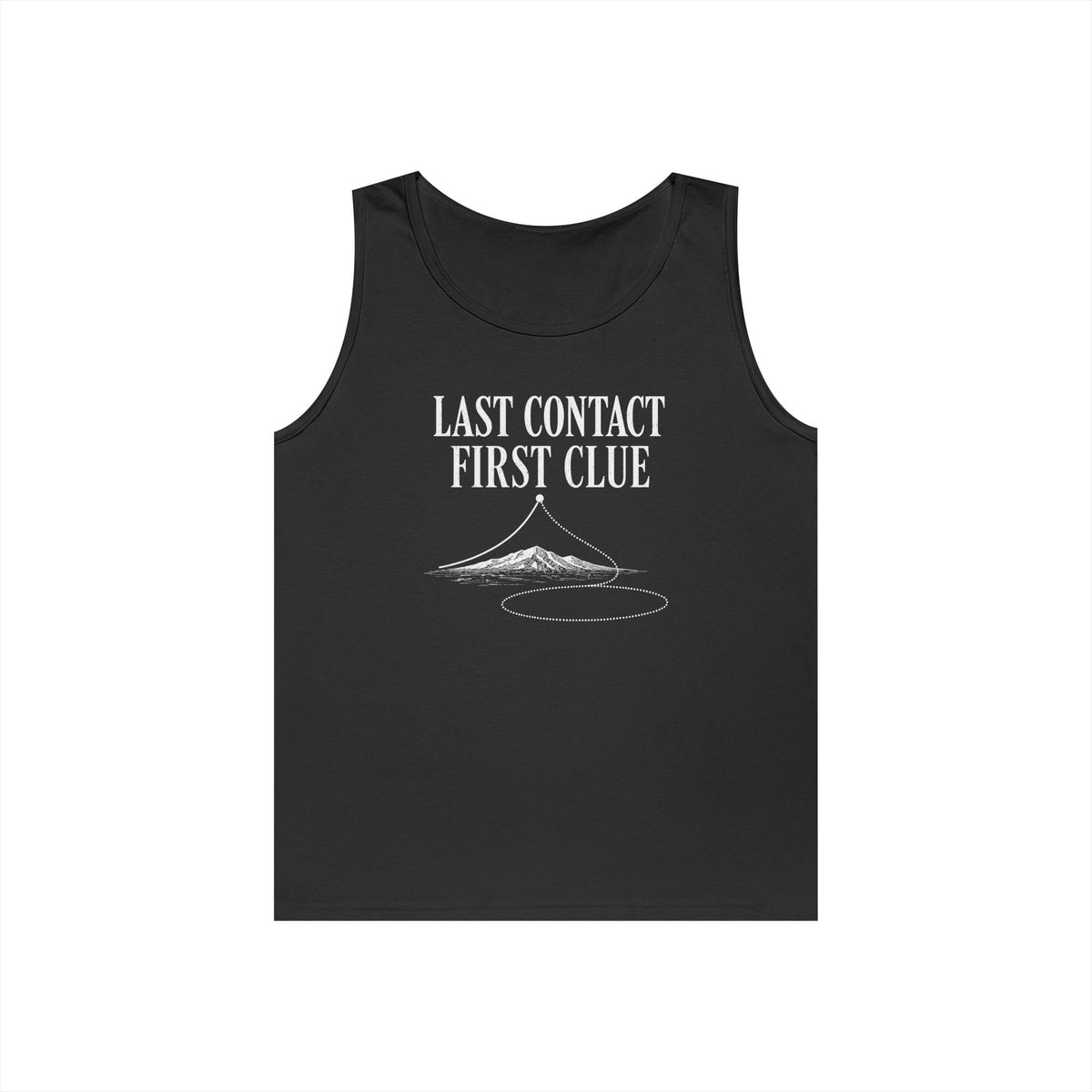 Last Contact, First Clue Tank Top