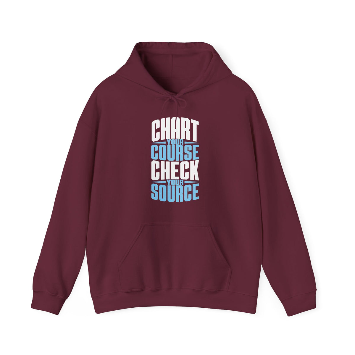 Chart Your Course Check Your Source Hoodie