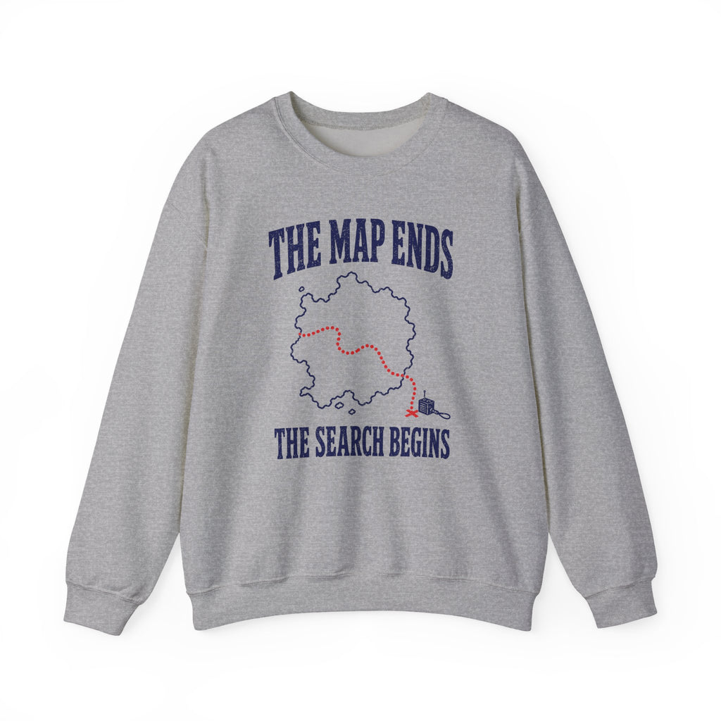 The Map Ends the Search Begins Crewneck