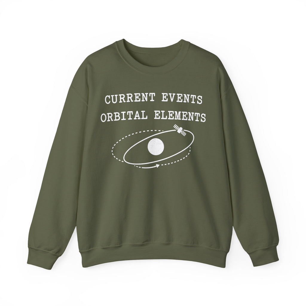 Current Events Orbital Elements Crewneck