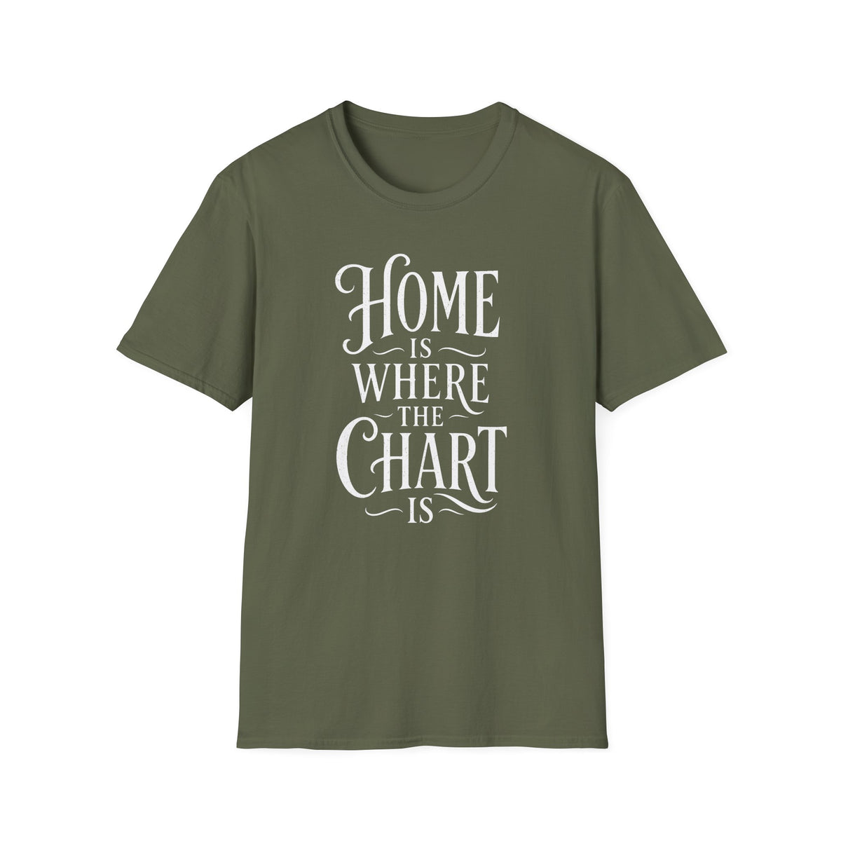 Home Is Where the Chart Is T-Shirt