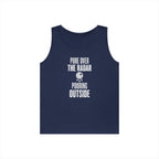 Pore over the Radar Pouring Outside Tank Top