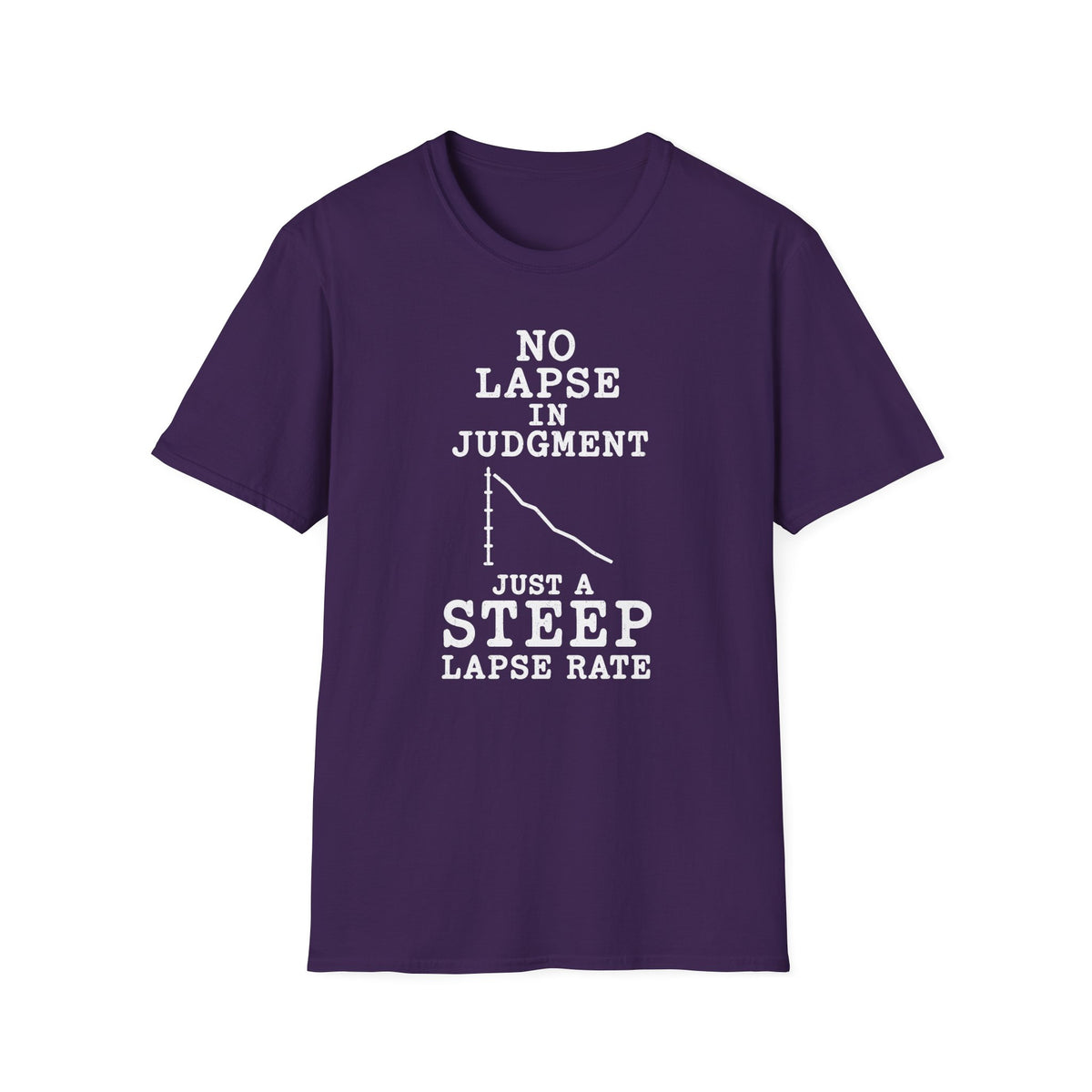 No Lapse in Judgment Just a Steep Lapse Rate T-Shirt