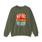 Map First RF Later Crewneck
