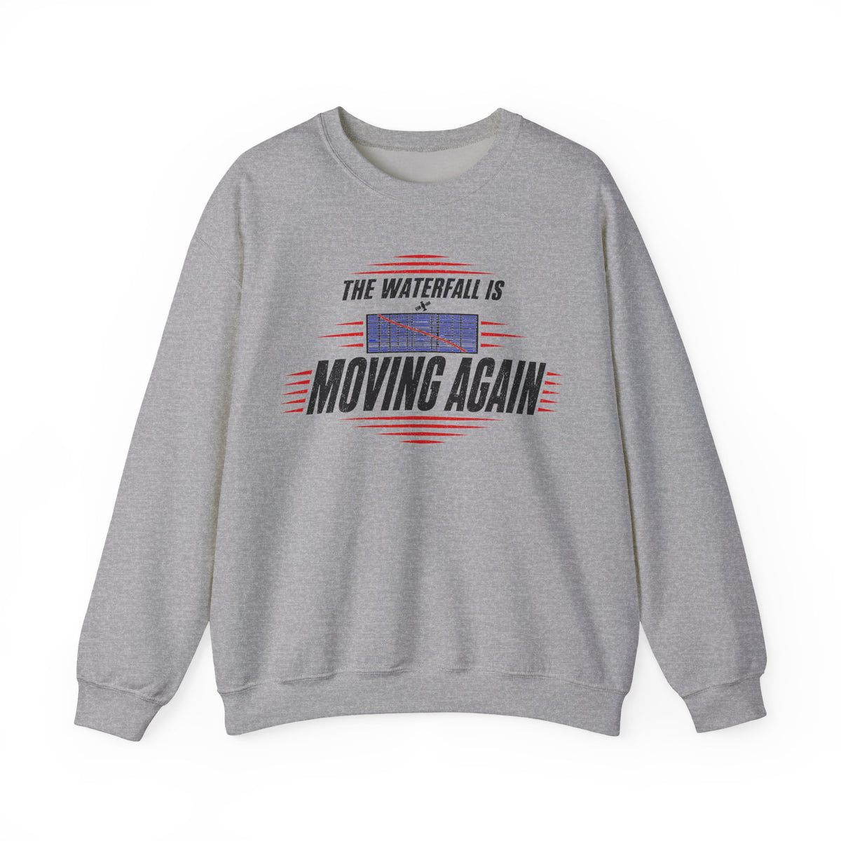 The Waterfall Is Moving Again Crewneck