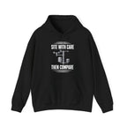 Site with Care Then Compare Hoodie