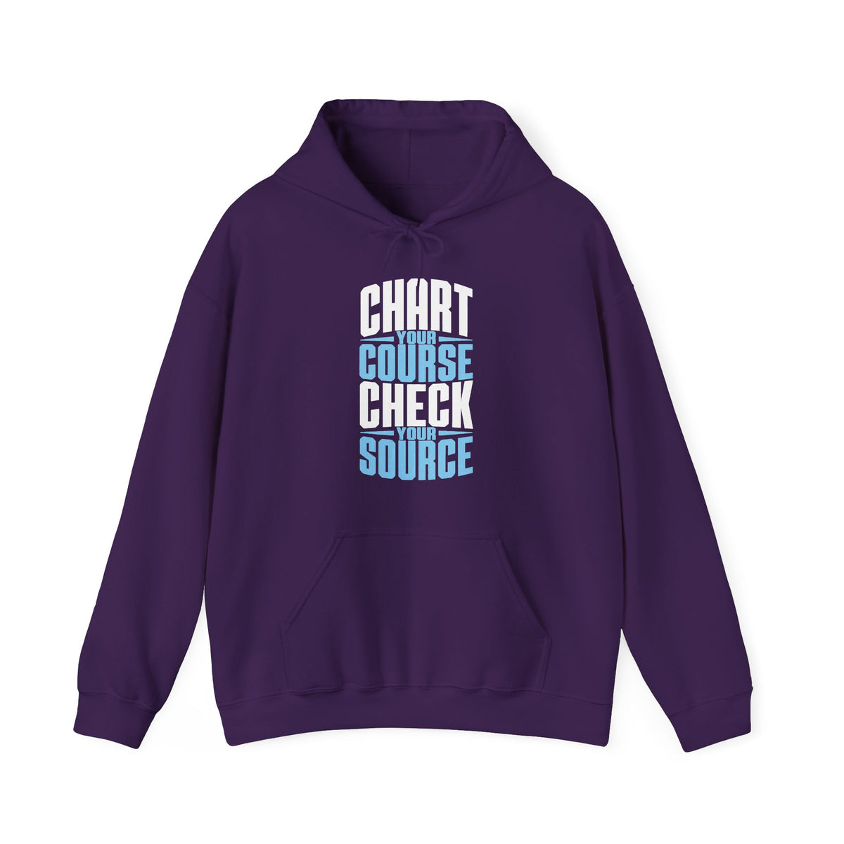 Chart Your Course Check Your Source Hoodie