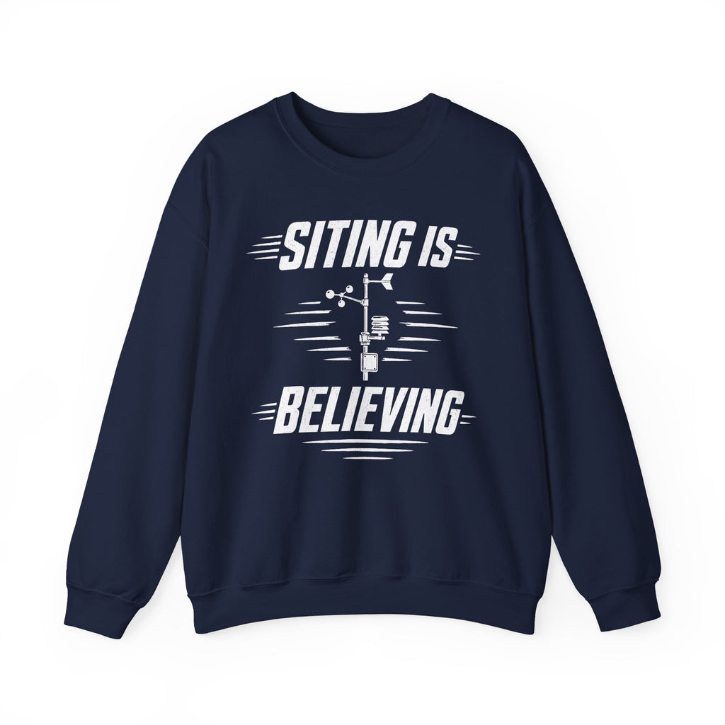 Siting Is Believing Crewneck