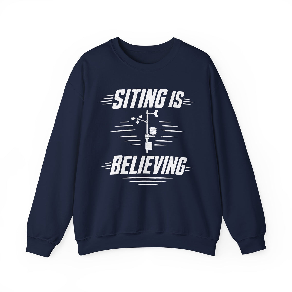 Siting Is Believing Crewneck