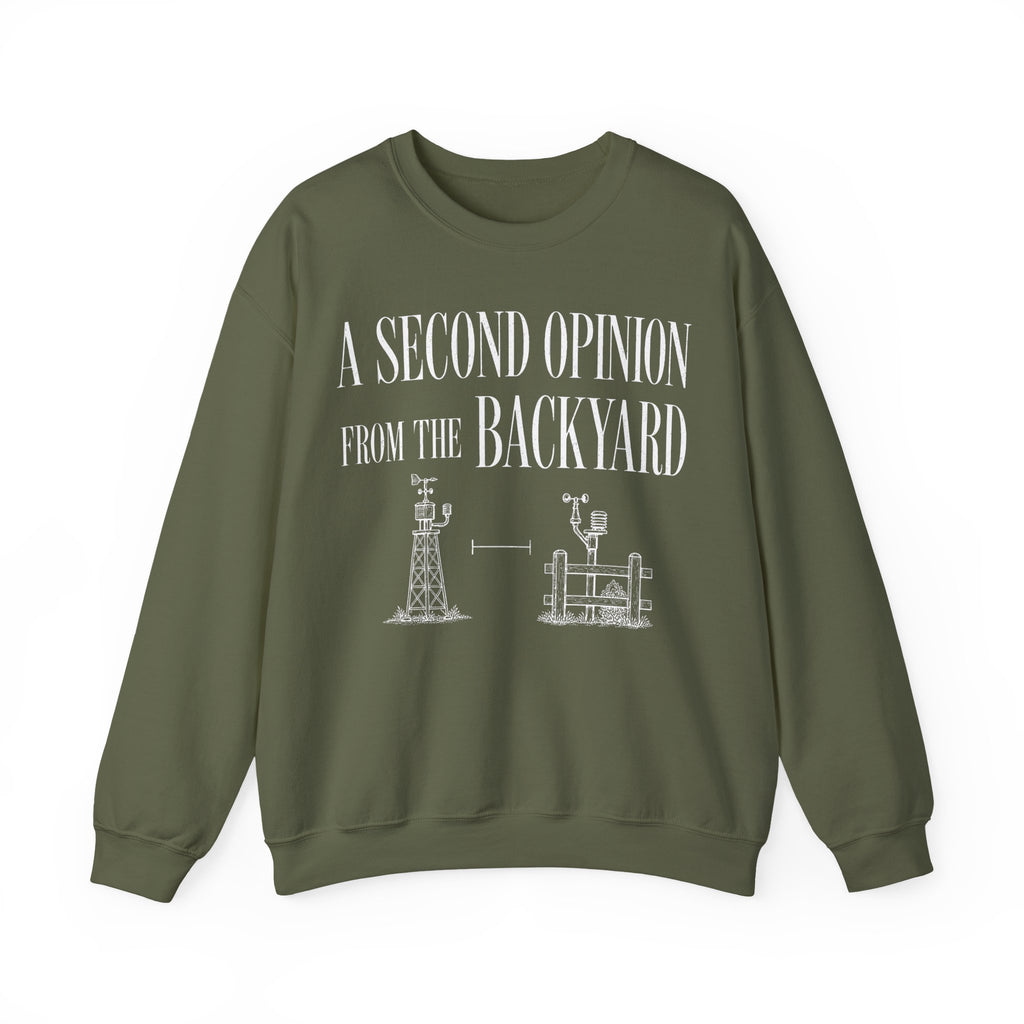 A Second Opinion From the Backyard Crewneck