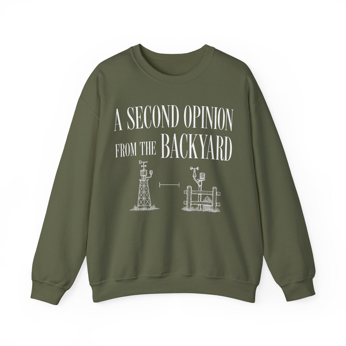 A Second Opinion From the Backyard Crewneck