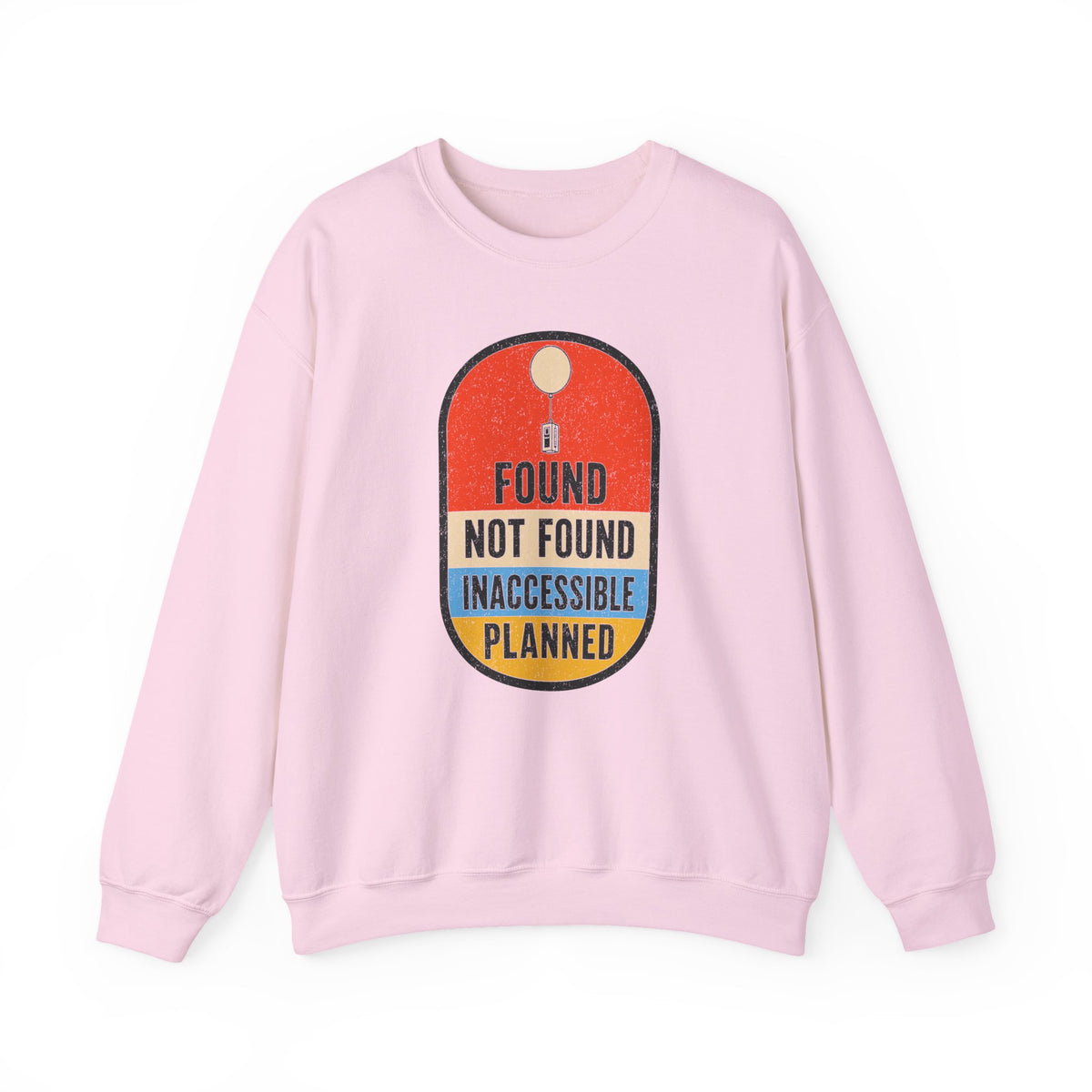 Found Not Found Inaccessible Planned Crewneck