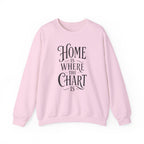Home Is Where the Chart Is Crewneck