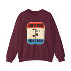 Site It Right Read It Right Crewneck