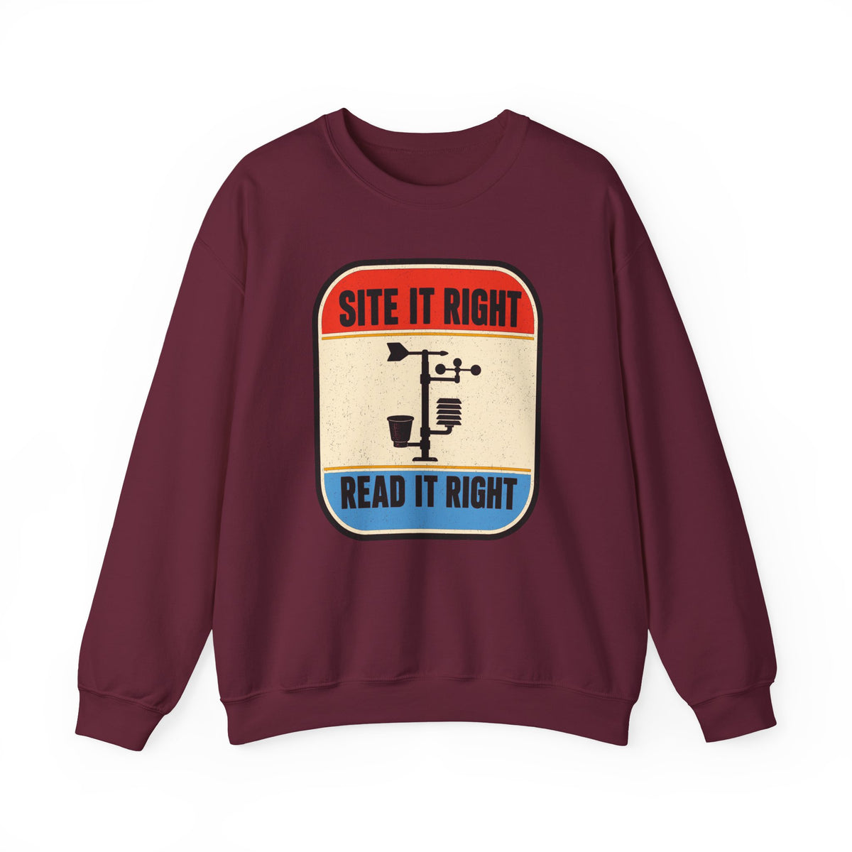 Site It Right Read It Right Crewneck
