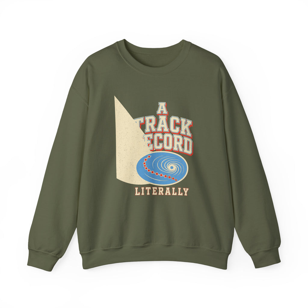 A Track Record, Literally Crewneck