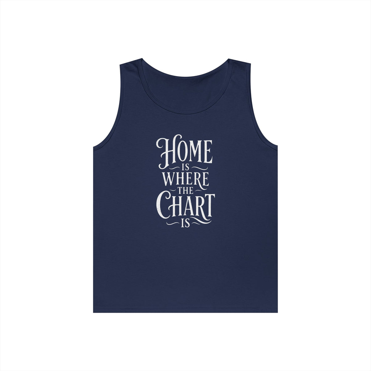 Home Is Where the Chart Is Tank Top