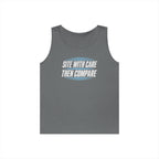 Site with Care Then Compare Tank Top