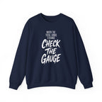 When the Total Looks Strange Check the Gauge Crewneck