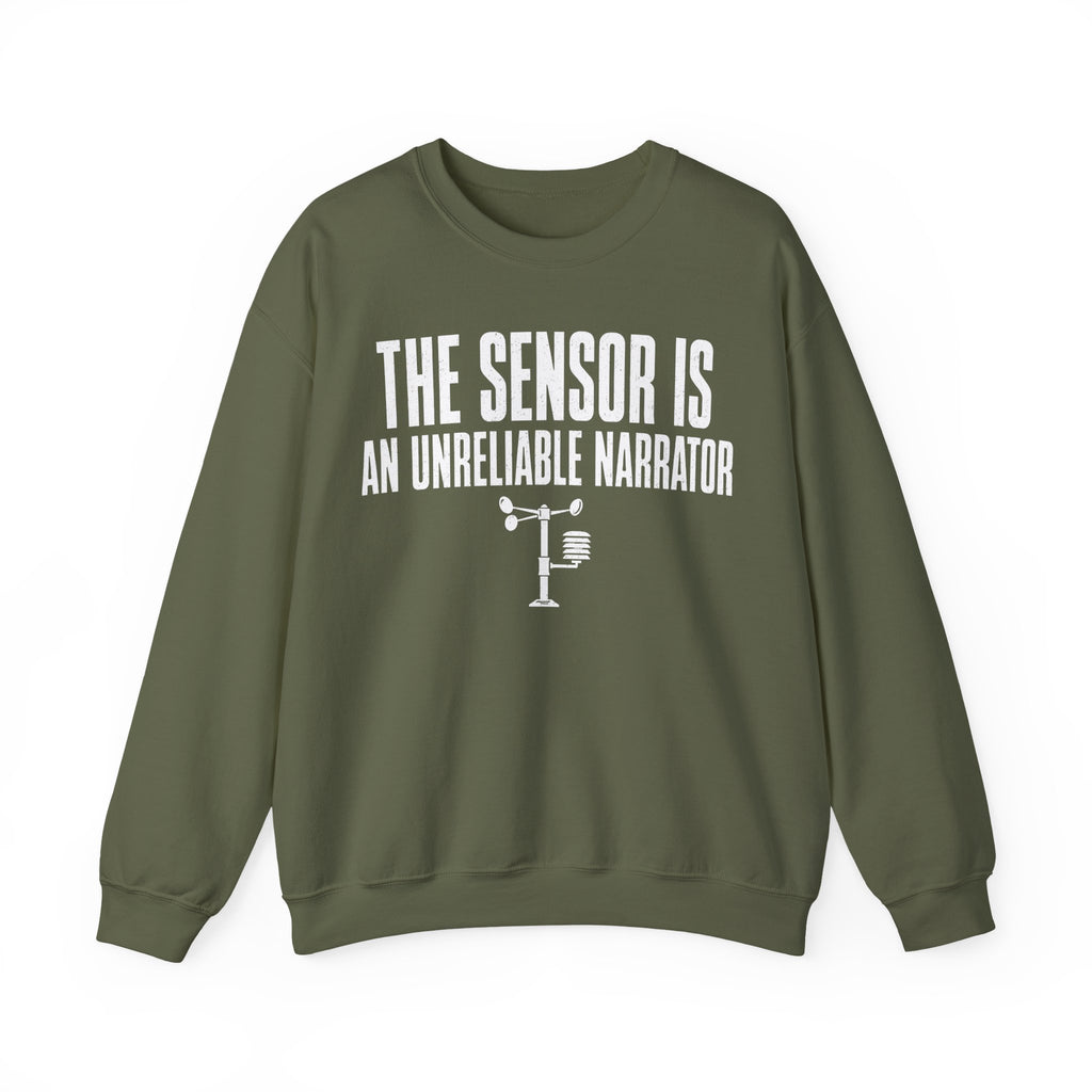 The Sensor Is an Unreliable Narrator Crewneck