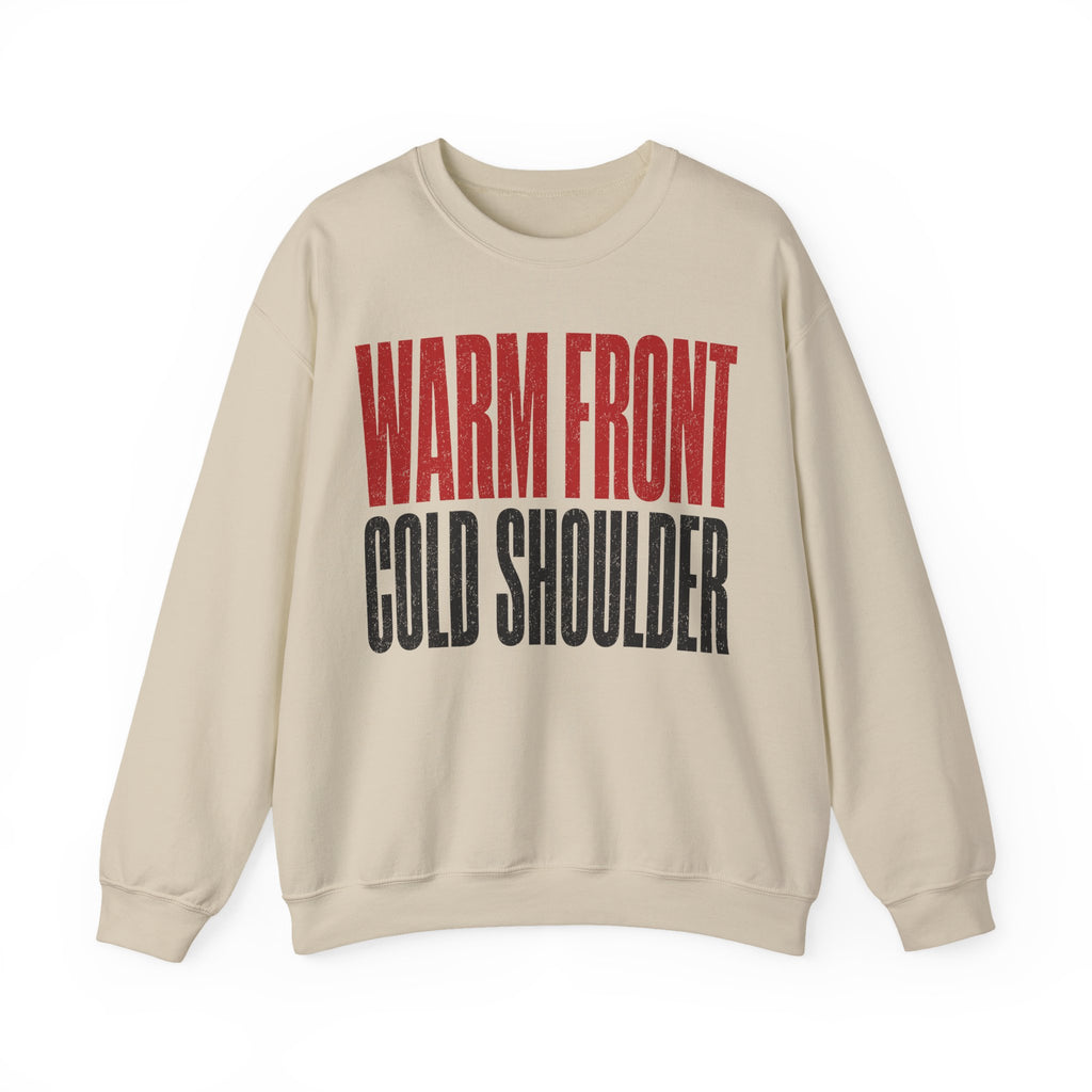 Warm Front Cold Shoulder Crewneck