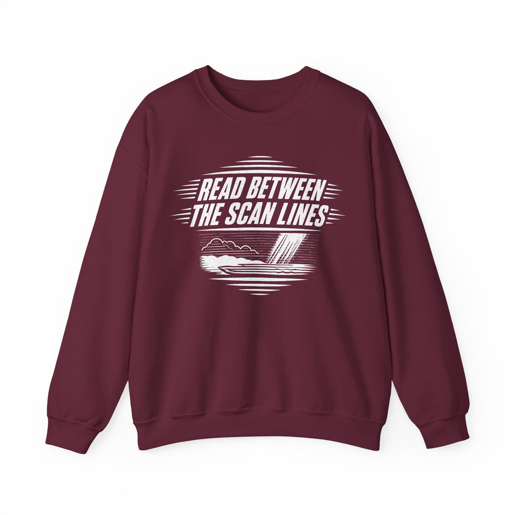 Read Between the Scan Lines Crewneck