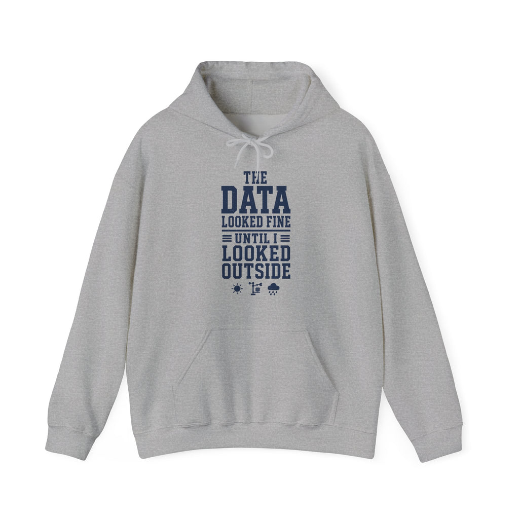 The Data Looked Fine Until I Looked Outside Hoodie