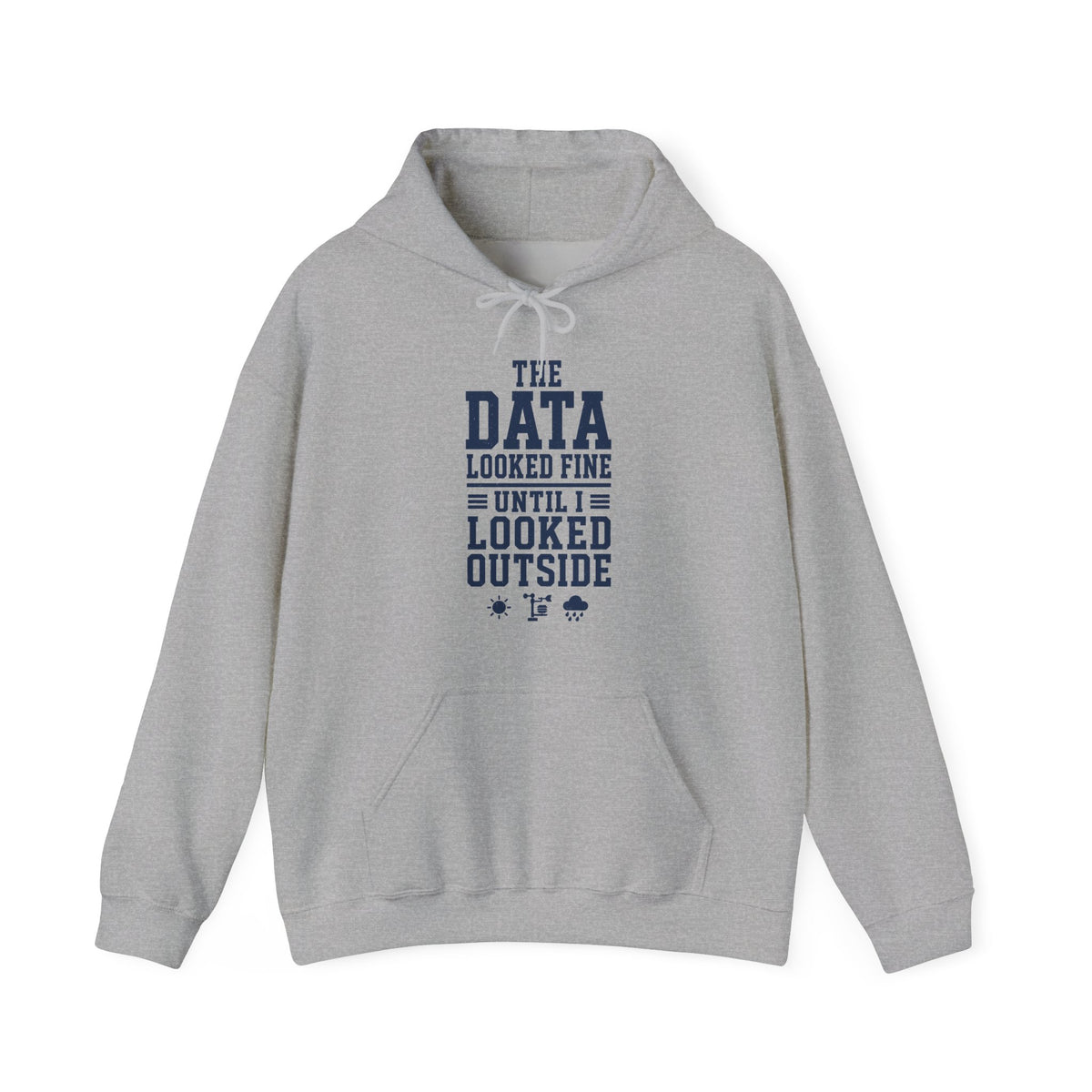 The Data Looked Fine Until I Looked Outside Hoodie