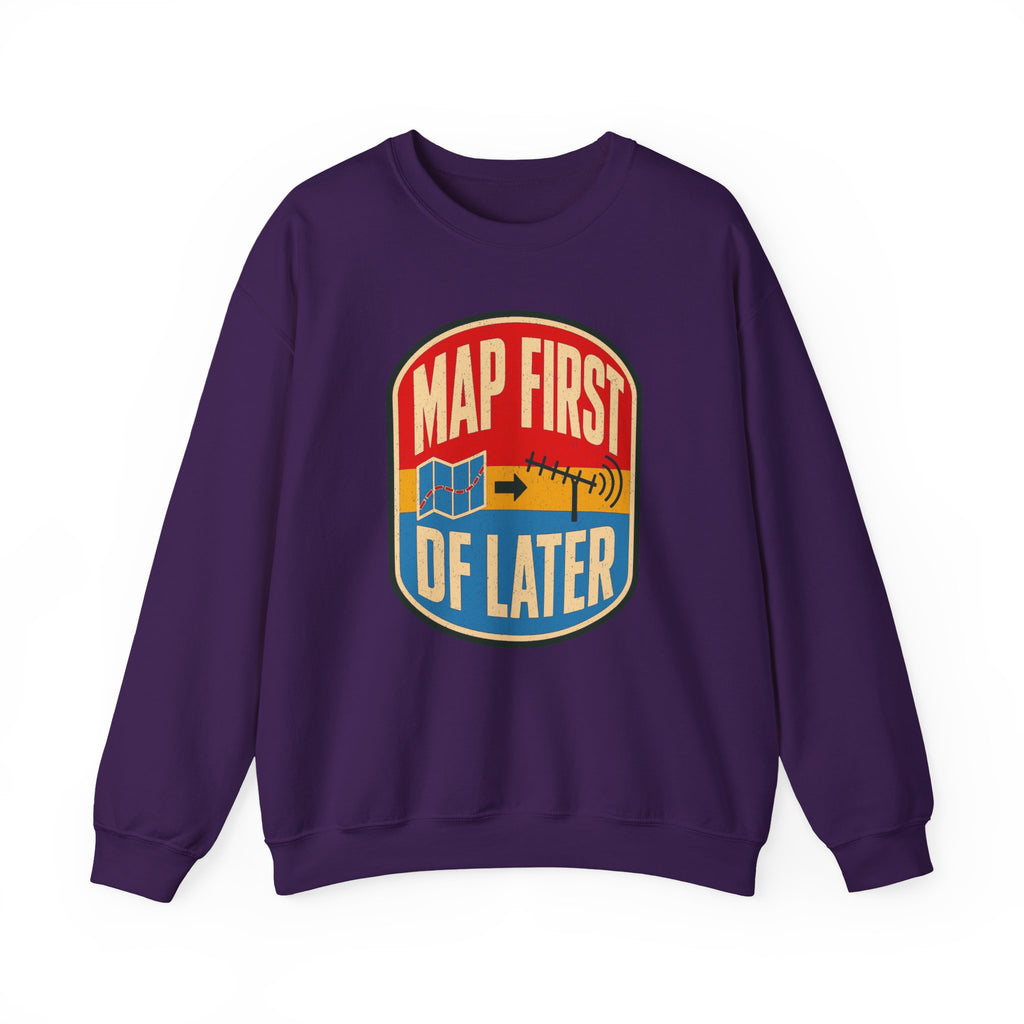 Map First RF Later Crewneck
