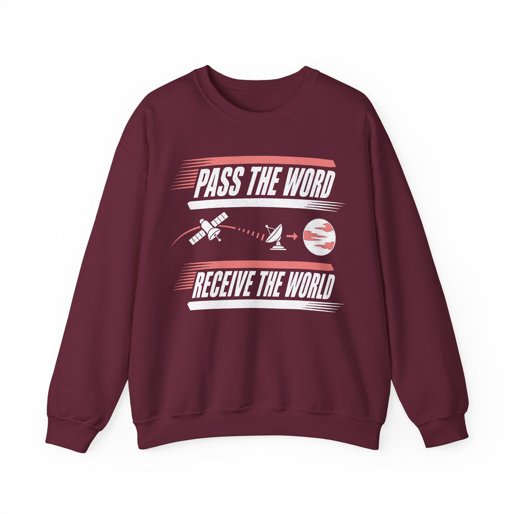 Pass the Word Receive the World Crewneck