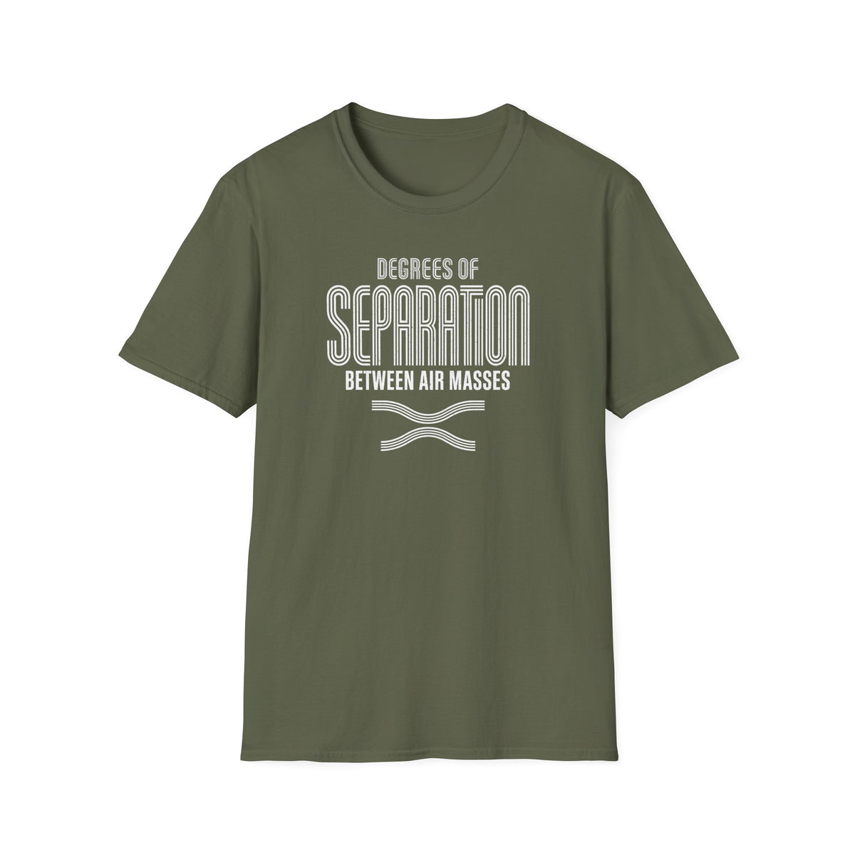 Degrees of Separation Between Air Masses T-Shirt