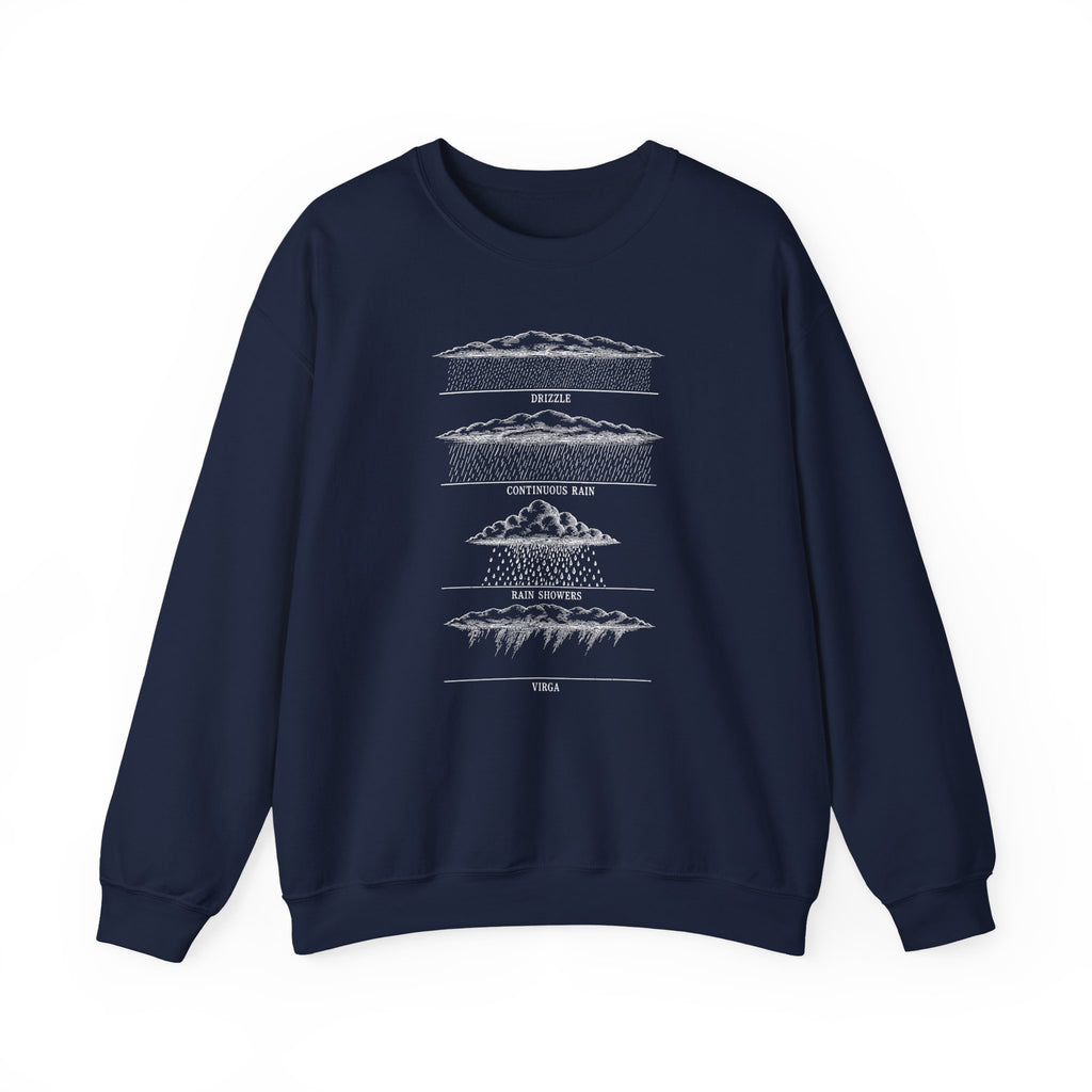 Drizzle Rain Showers and Virga Crewneck