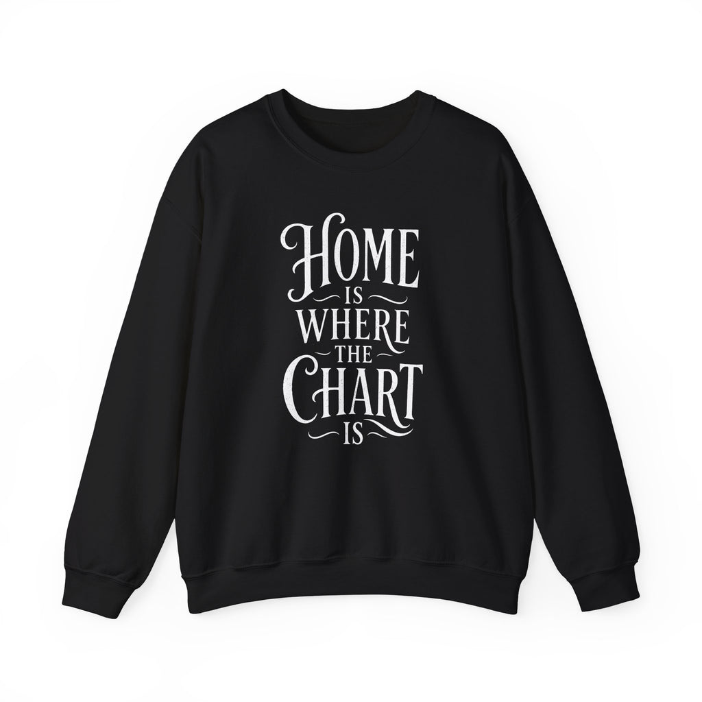 Home Is Where the Chart Is Crewneck