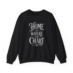 Home Is Where the Chart Is Crewneck