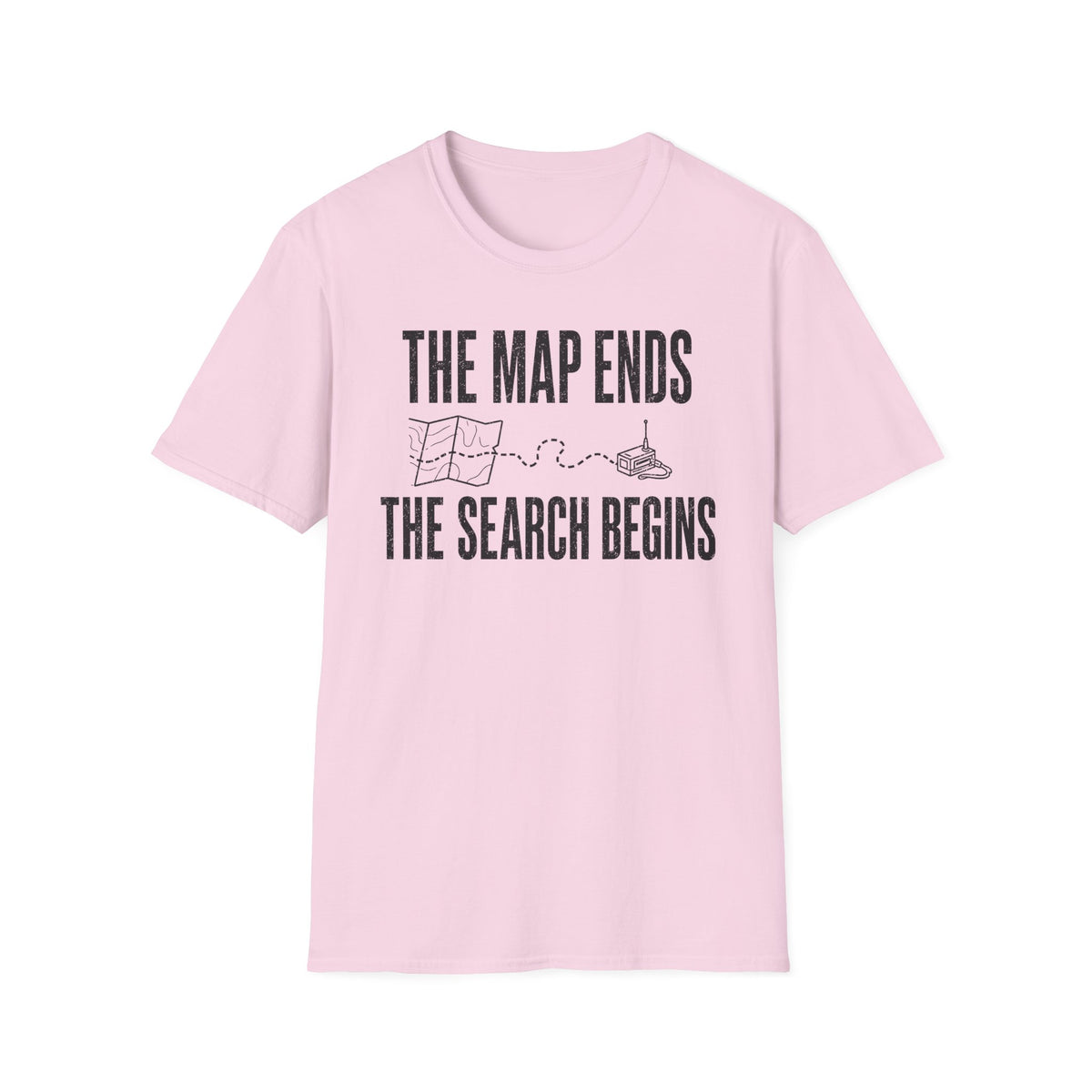 The Map Ends, the Search Begins T-Shirt