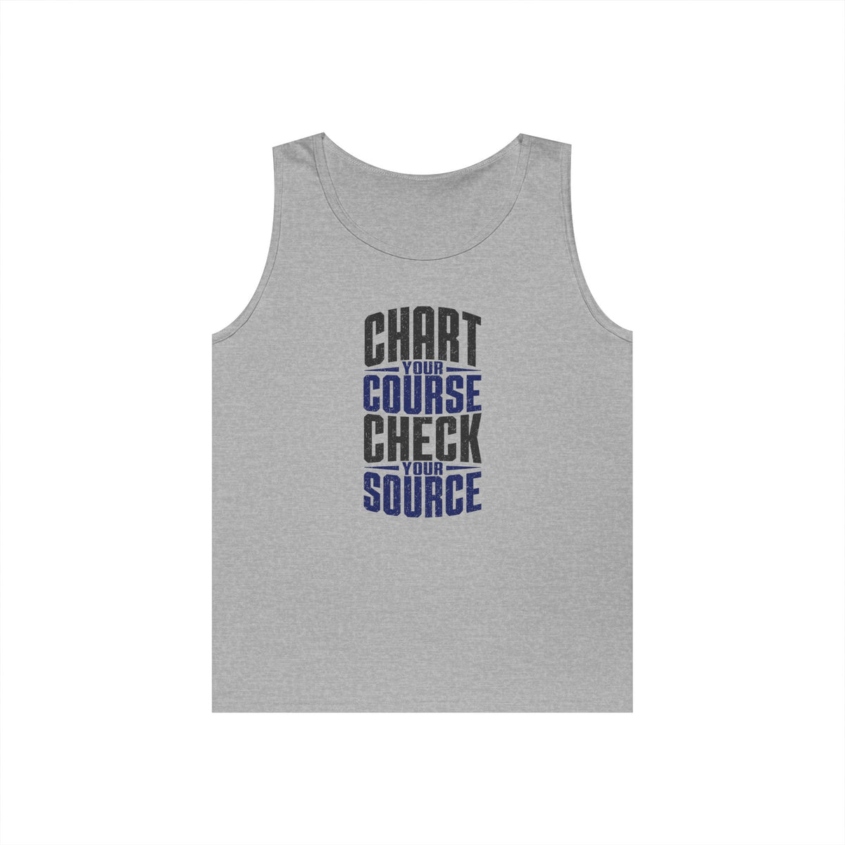 Chart Your Course Check Your Source Tank Top