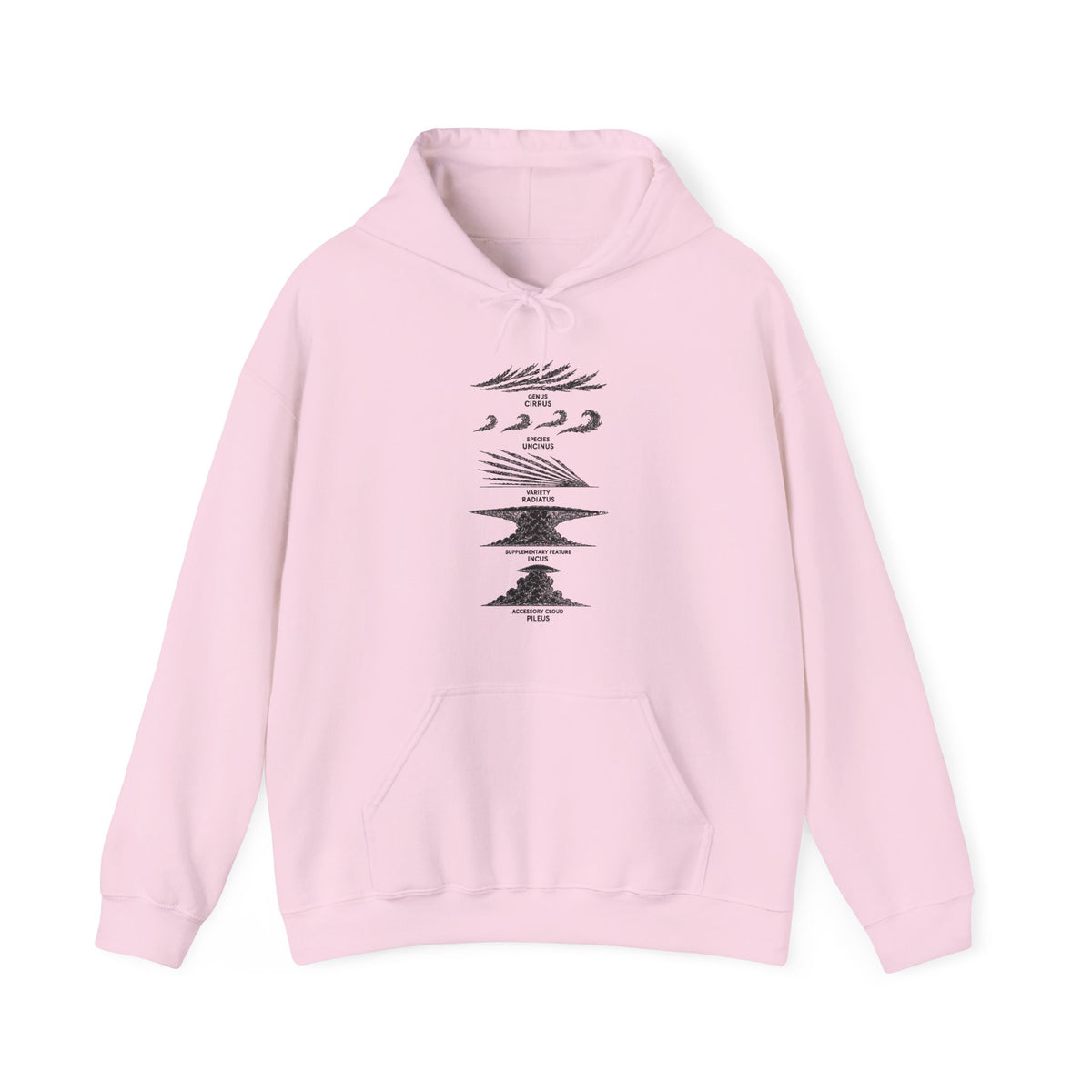 Cloud Description Levels Hoodie