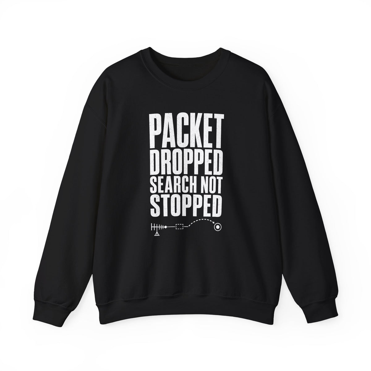 Packet Dropped Search Not Stopped Crewneck