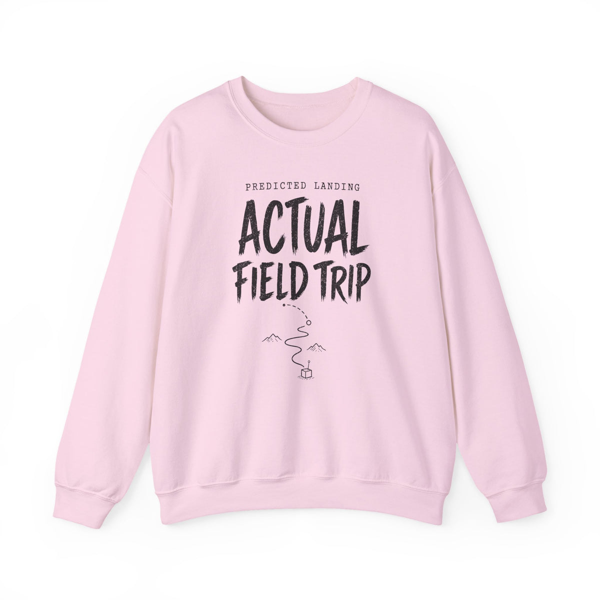 Predicted Landing Actual Field Trip Crewneck