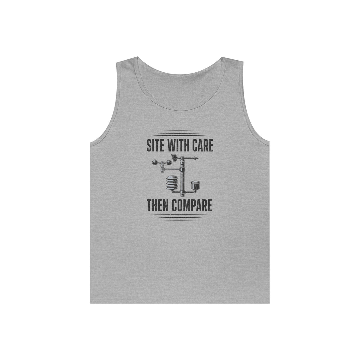 Site with Care Then Compare Tank Top