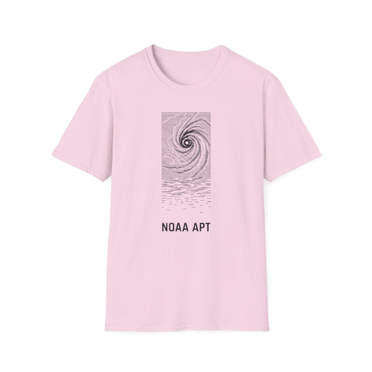 One Weather Image Reconstructed Progressively from Received Scan Lines T-Shirt