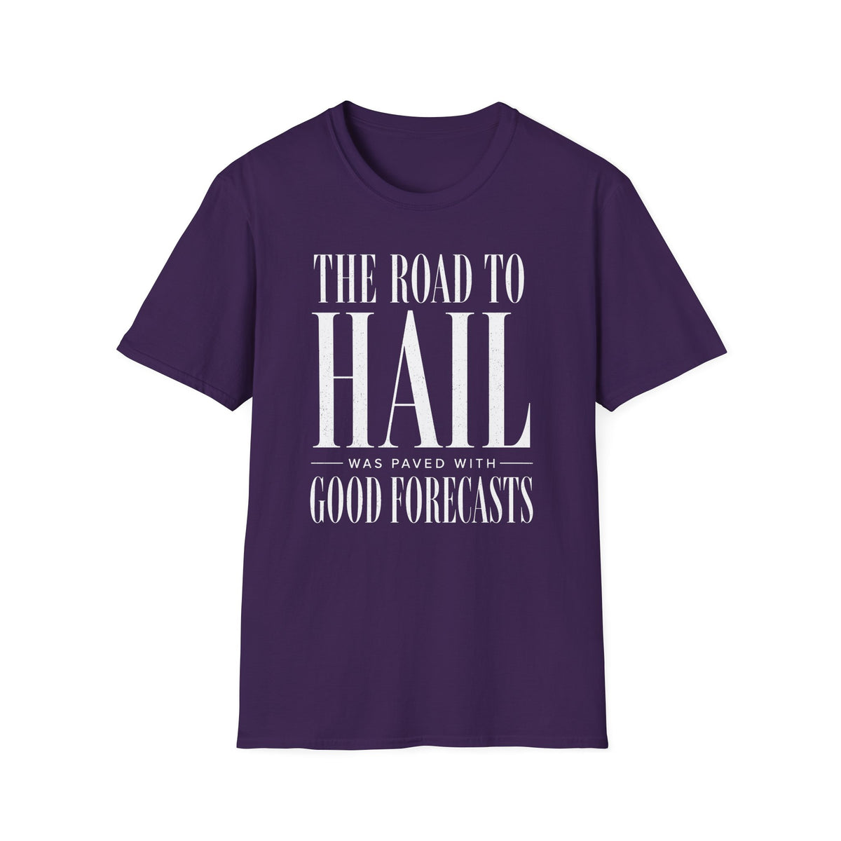 The Road to Hail Was Paved With Good Forecasts T-Shirt