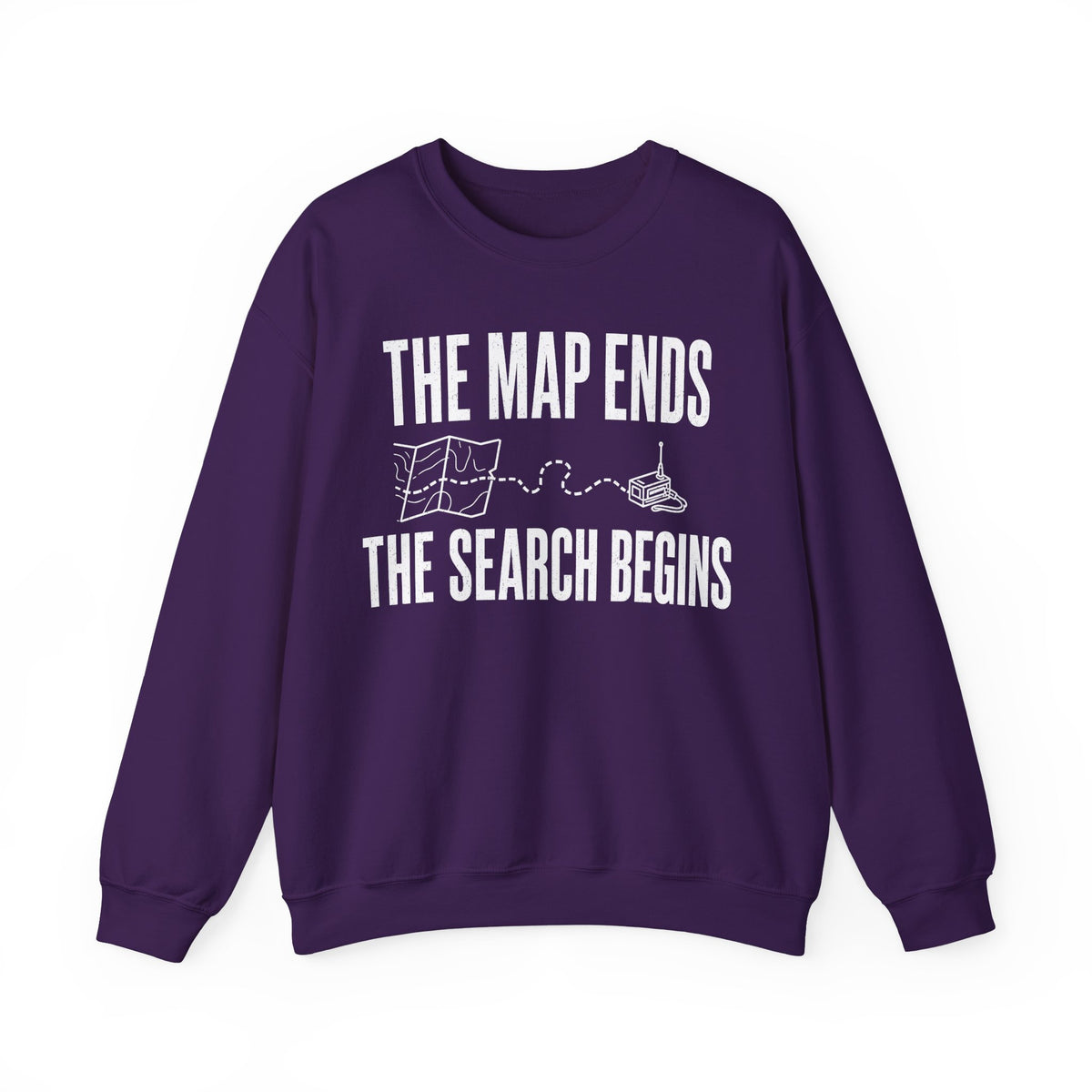 The Map Ends, the Search Begins Crewneck