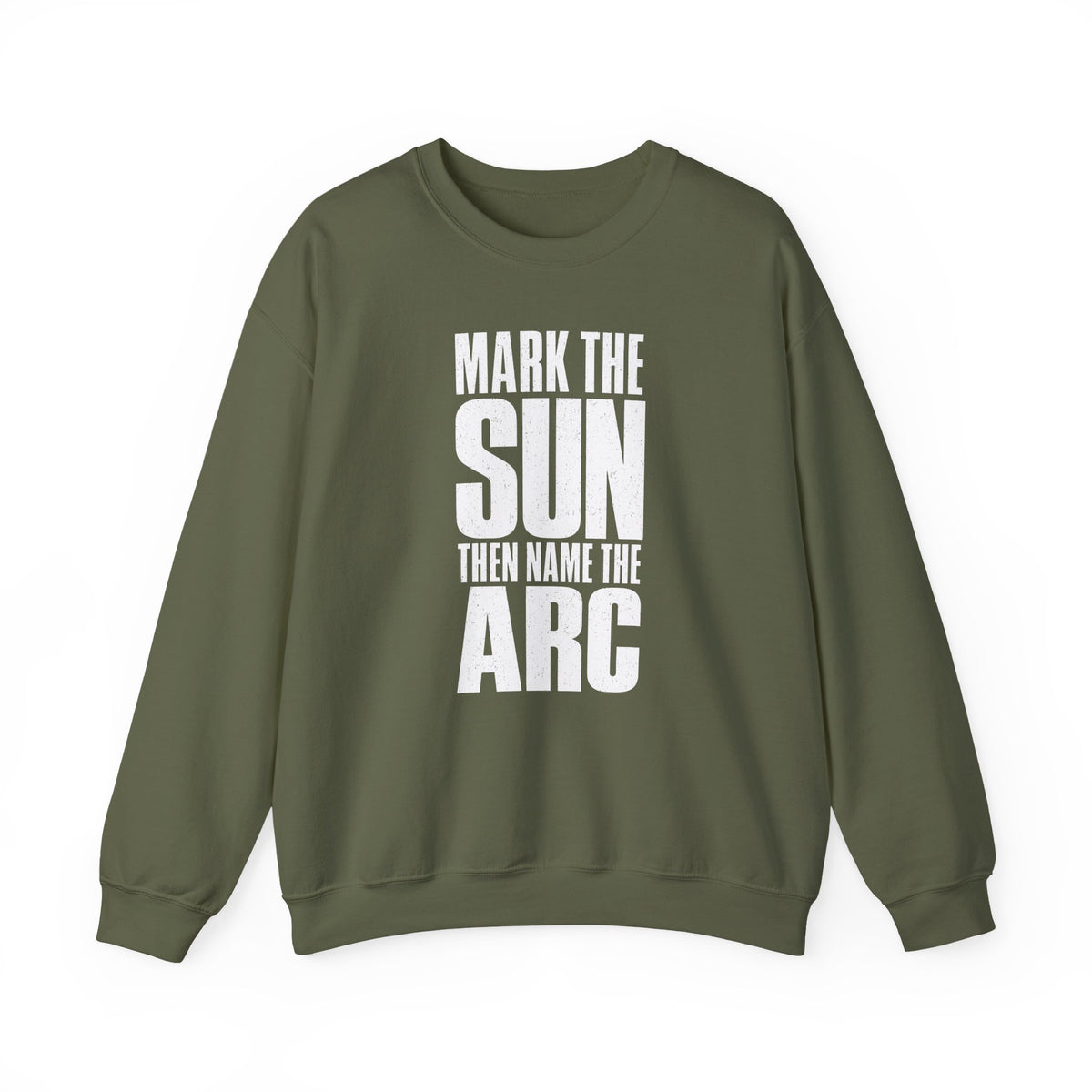 Mark the Sun Then Name the Arc Crewneck